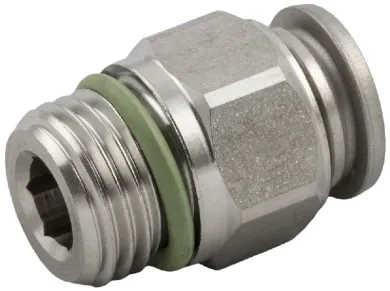 Aignep 스테인리스 직선 원터치 피팅 | 60000·60020·60030·60040·60050 3 aignep 60020 straight male adaptor parallel