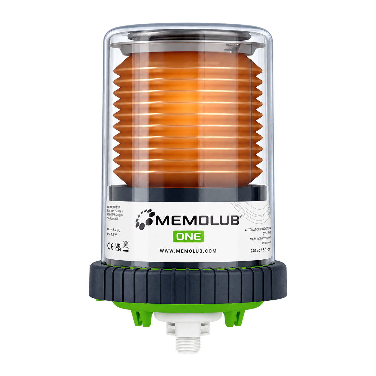 memolub one classic cutout v1 메모루브 ONE 자동구리스주입기 제품 사진